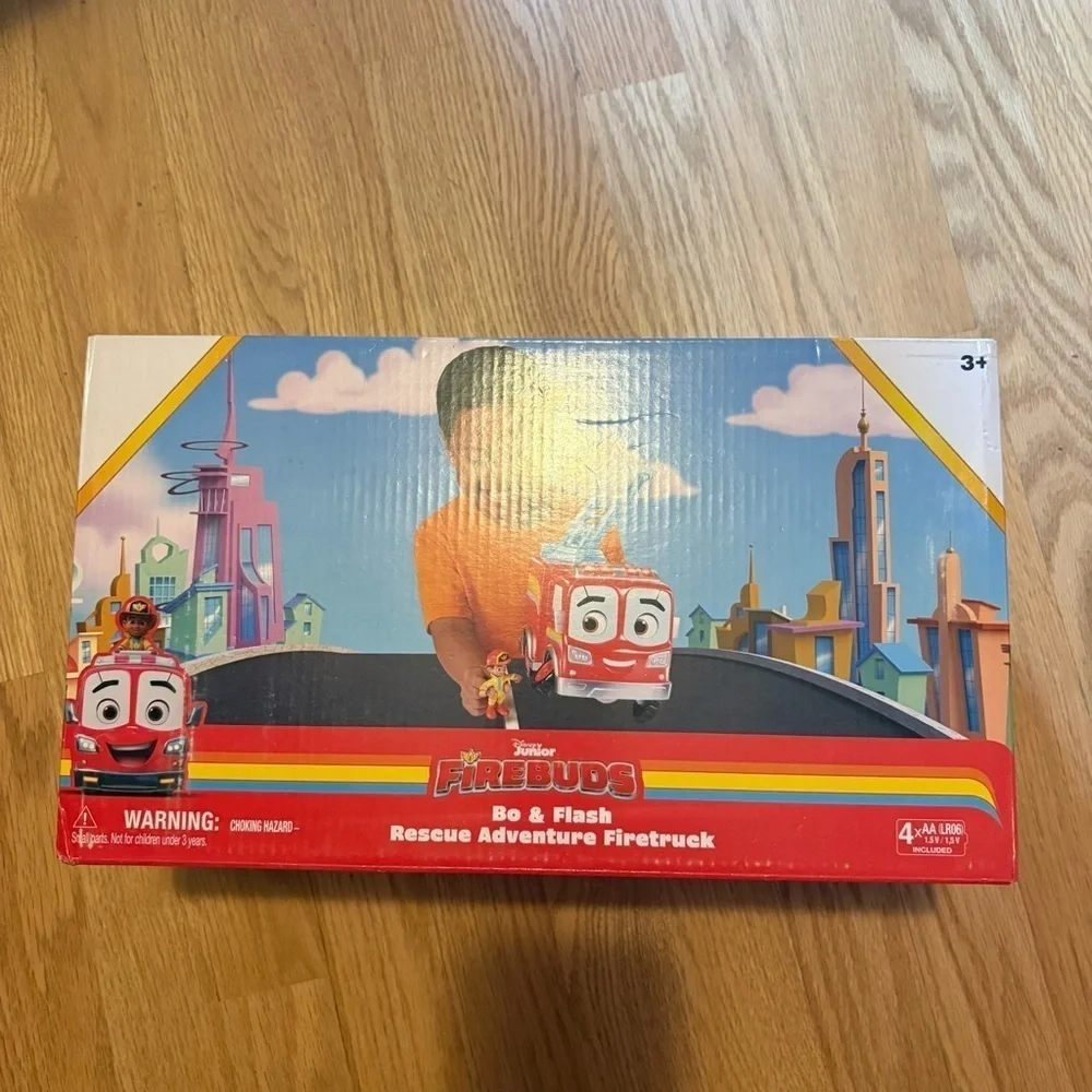 Disney Firebuds Bo & Flash Rescue Firetruck - Red and White NEW Toy